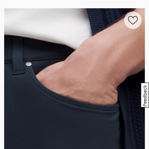 24 Lululemon athletica Men's Navy Pants - Picture 3 of 10